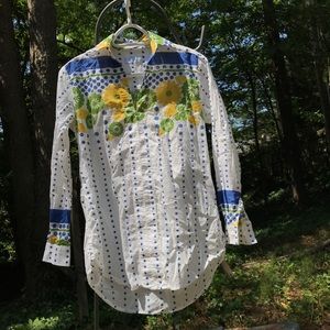 Seaplane Palm Springs Floral Blouse